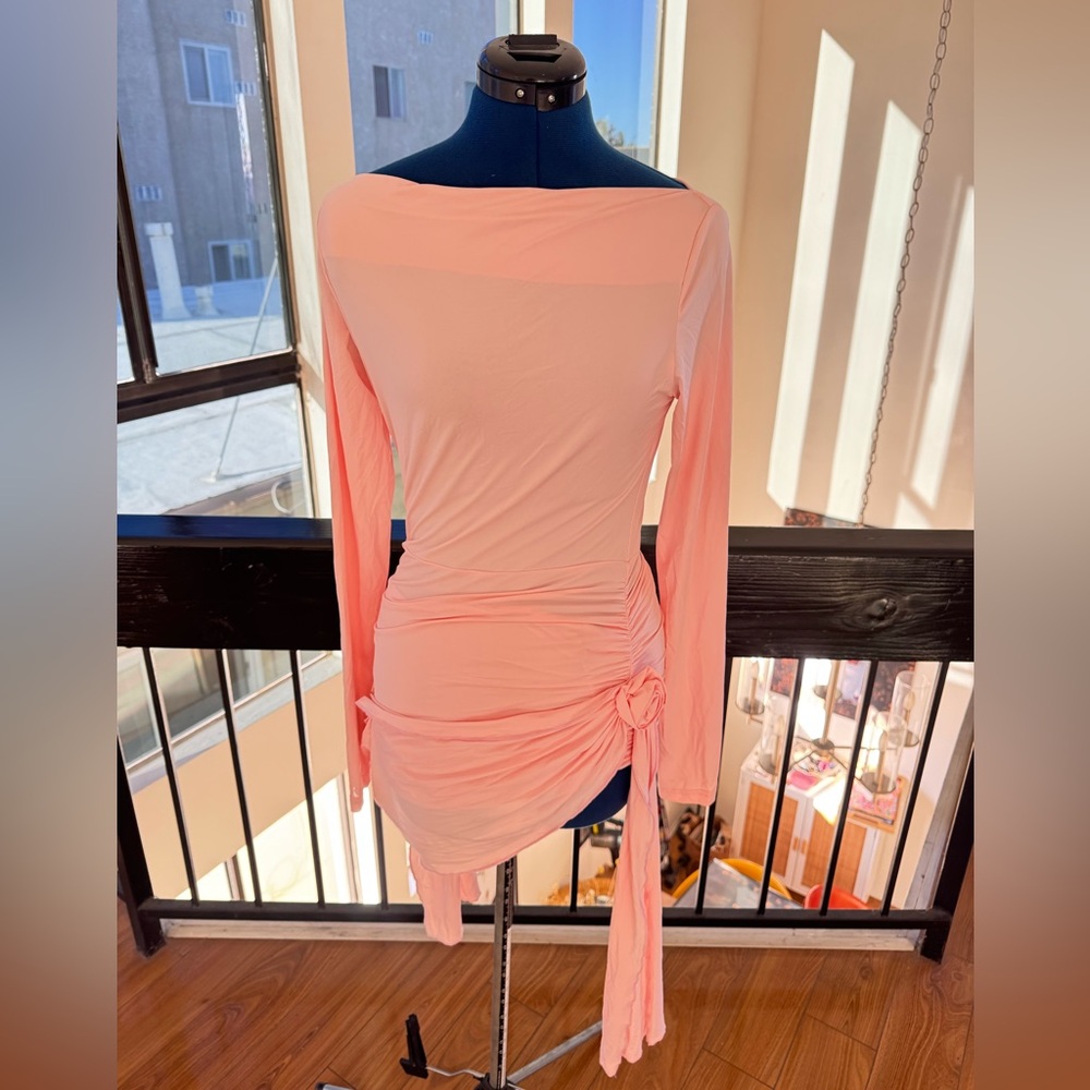 Lioness Blush Pink Long Sleeve Dress